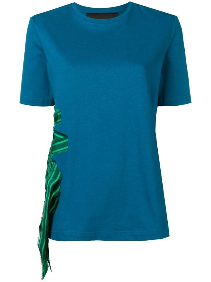 Mr & Mrs Italy Band Appliqué T-shirt - Blue