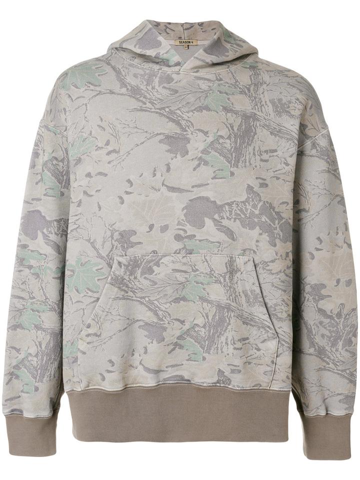 Yeezy - Printed Hooded Sweatshirt - Unisex - Cotton - S, Green, Cotton