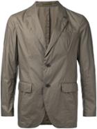 En Route - Notched Lapel Lightweight Blazer - Men - Cotton - 3, Green, Cotton