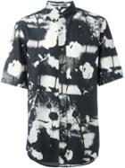 Mcq Alexander Mcqueen Monochrome Floral Print Shirt