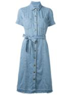 Current/elliott Denim Robe Dress, Women's, Size: 0, Blue, Cotton