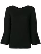 Dorothee Schumacher Flared Sleeve Top - Black