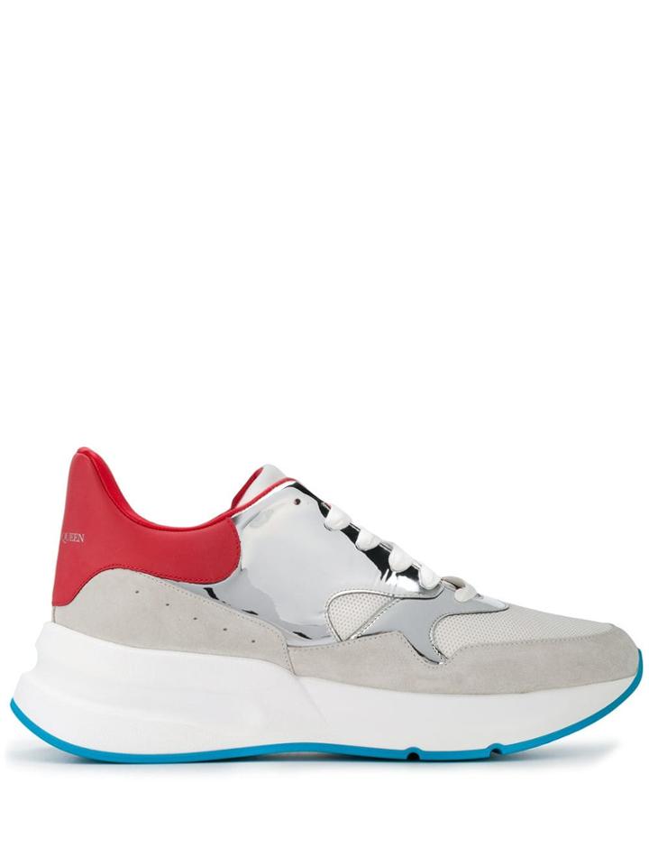 Alexander Mcqueen Oversized Runner Sneakers - Grey
