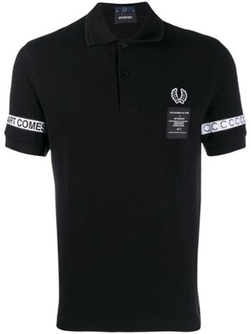 Fred Perry X Art Comes First Polo Shirt - Black