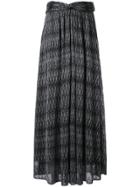 Missoni Zigzag Maxi Skirt - Black