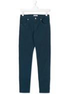 Dondup Kids Teen Pinstripe Trousers - Blue