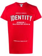 Applecore 'identity' Print T-shirt - Red