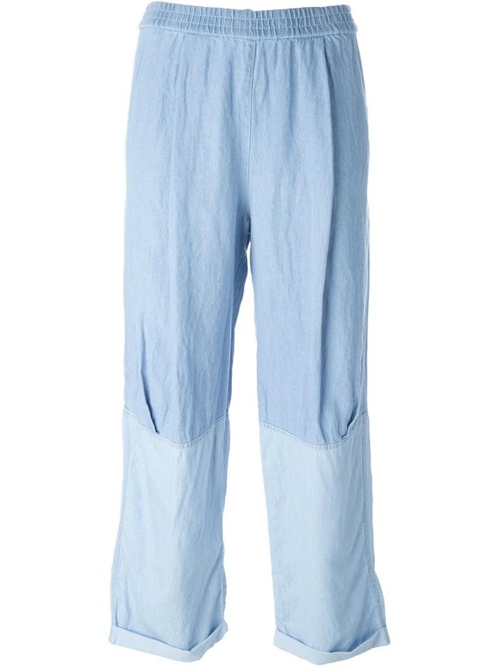 Raquel Allegra Panelled Jeans, Women's, Size: 0, Blue, Cotton/linen/flax