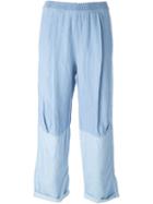 Raquel Allegra Panelled Jeans, Women's, Size: 0, Blue, Cotton/linen/flax