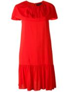 Vanessa Seward - Delphes Dress - Women - Silk/acetate/viscose - 38, Red, Silk/acetate/viscose