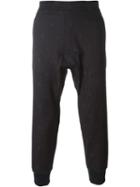 Neil Barrett Geometric Print Track Pants, Men's, Size: 50, Cotton/polyamide/spandex/elastane