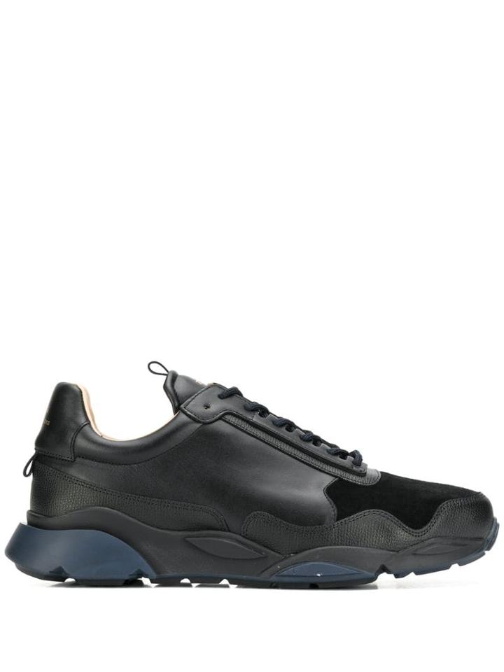 Zespa Fabric Mix Sneakers - Black