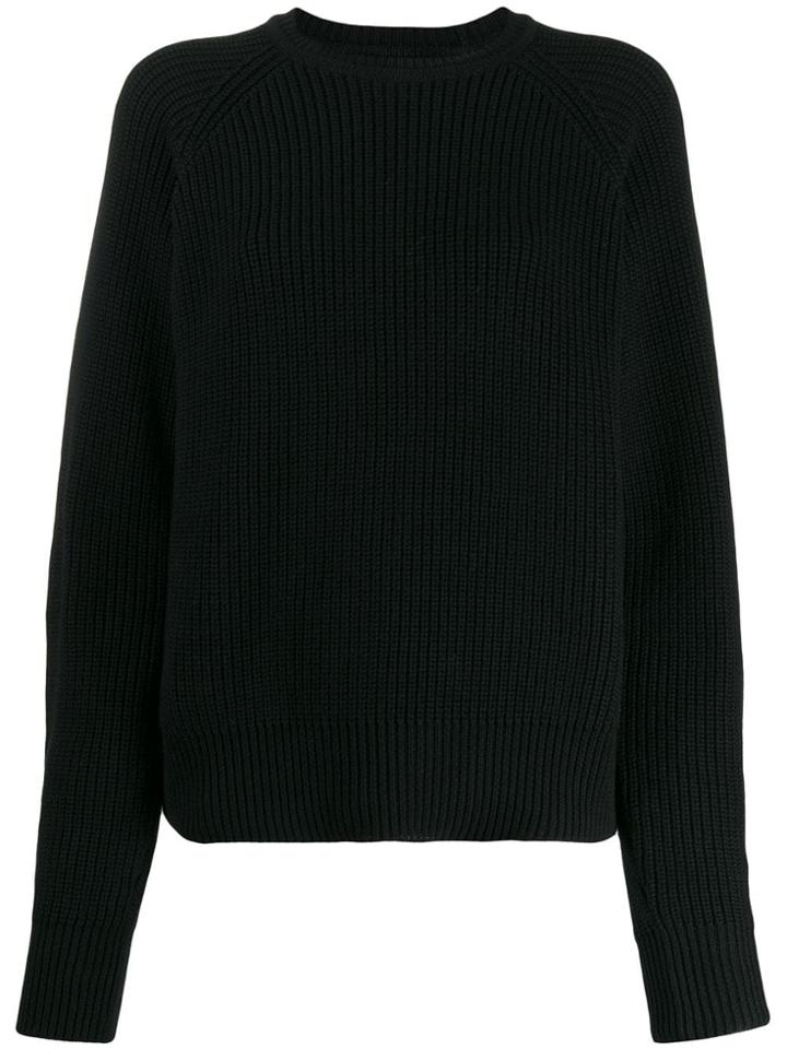 Mara Hoffman Avery Ribbed Crew Neck Jumper - Black