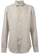 Glanshirt - Classic Shirt - Men - Linen/flax - 40, Nude/neutrals, Linen/flax