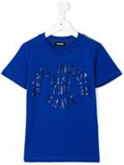 Diesel Kids Printed T-shirt, Boy's, Size: 10 Yrs, Blue