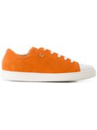 Unützer Logo Plaque Lace-up Sneakers - Yellow & Orange