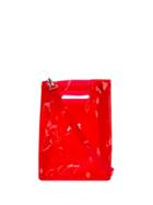 Nana-nana Transparent Shoulder Bag - Red
