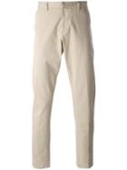 Ami Alexandre Mattiussi - Straight-leg Chinos - Men - Cotton/spandex/elastane - S, Nude/neutrals, Cotton/spandex/elastane