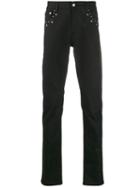 Alexander Mcqueen Studded Slim Fit Jeans - Black
