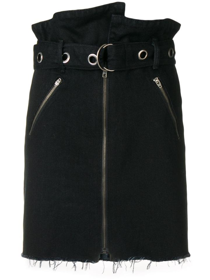 Grlfrnd Deconstructed Short Skirt - Blue