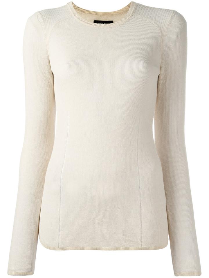 Isabel Marant Sheer Sweater, Women's, Size: 40, Nude/neutrals, Cotton/polyamide