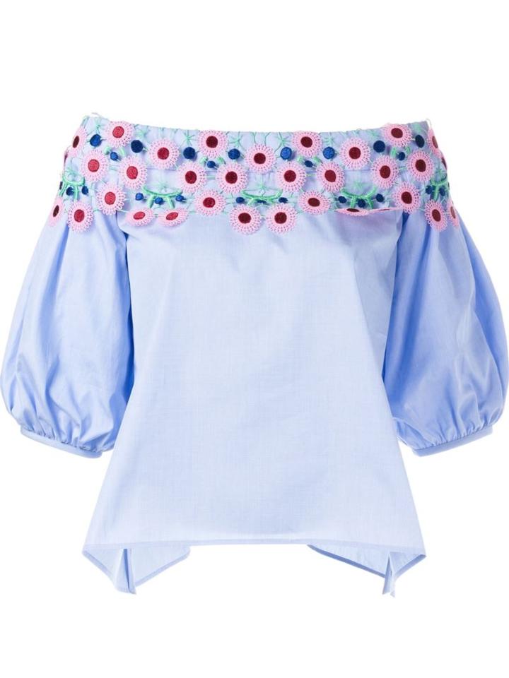 Peter Pilotto Floral Embroidery Blouse