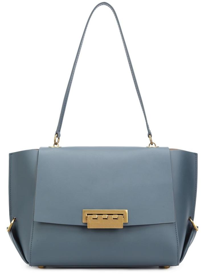 Zac Zac Posen Small Foldover Top Tote, Women's, Blue