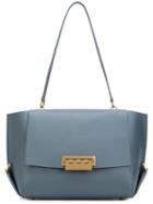 Zac Zac Posen Small Foldover Top Tote, Women's, Blue