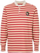 Kent & Curwen Striped Longlseeved T-shirt - Red