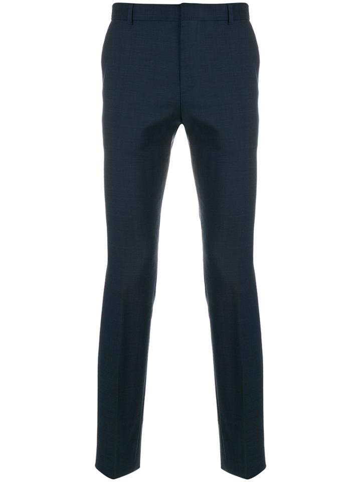 Boss Hugo Boss Slim-fit Tailored Trousers - Blue
