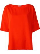 P.a.r.o.s.h. Boat Neck T-shirt Blouse
