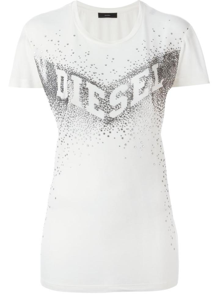 Diesel T Smile W T-shirt, Women's, Size: S, White, Viscose