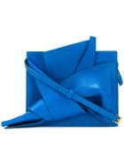 No21 Abstract Bow Cross-body Bag - Blue