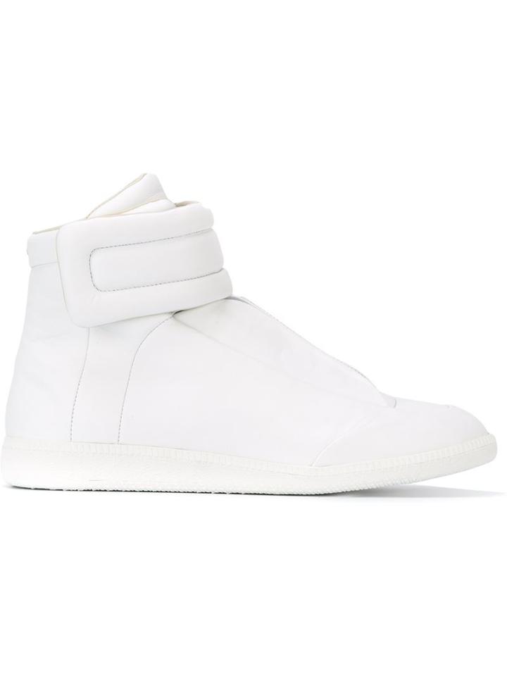 Maison Margiela Future Hi-top Sneakers, Men's, Size: 43, White, Leather/rubber
