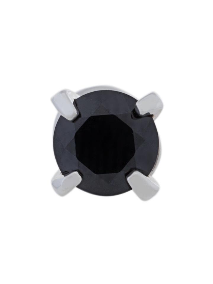E.m. Embellished Stud Earring - Black