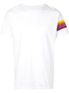 Osklen Striped Sleeve T-shirt - White