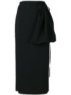 Simonetta Ravizza Midi Wrap Skirt - Black