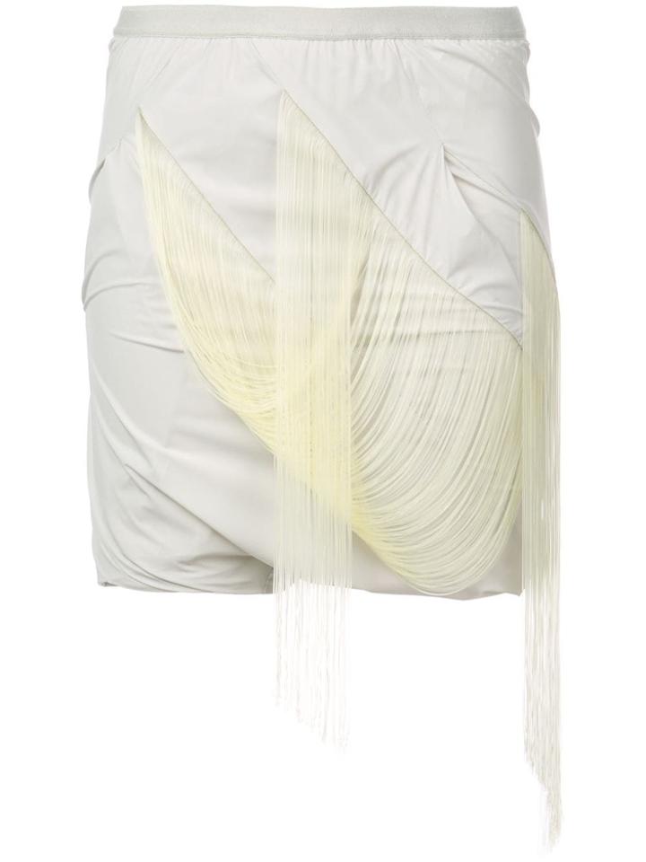 Rick Owens Easy Fringed Buds Shorts - Neutrals