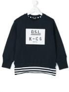 Diesel Kids - Logo Print Sweatshirt - Kids - Cotton - 10 Yrs, Boy's, Blue