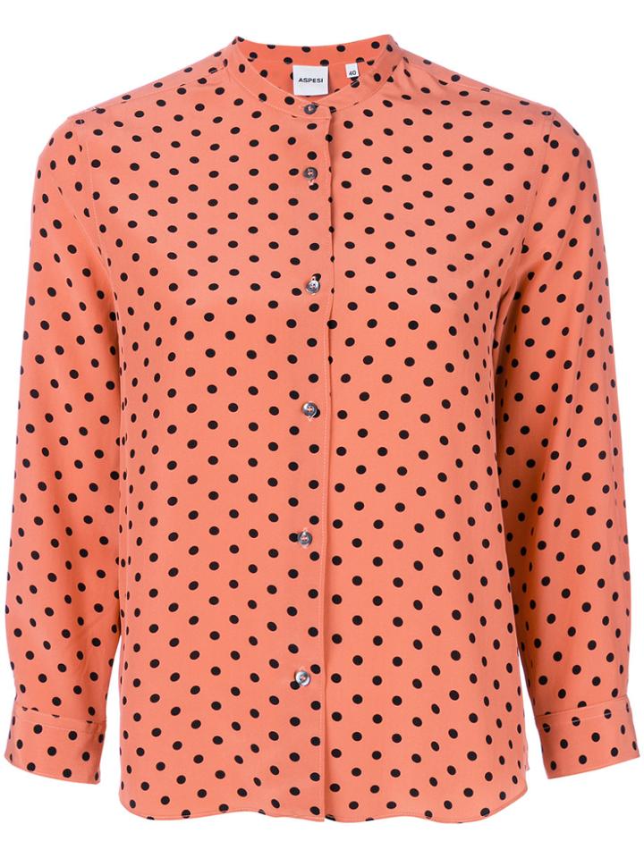 Aspesi Polka Dot Blouse - Yellow & Orange