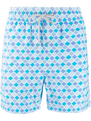 Love Brand Printed Swim Shorts - Blue
