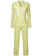 Yohji Yamamoto Pre-owned Abstract Print Suit - Multicolour