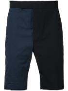 Tonal Bermudas - Men - Cotton - 2, Blue, Cotton, Thom Browne