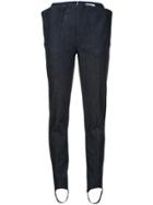 Mugler Slim Denim Leggings - Blue