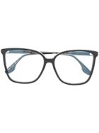 Victoria Beckham Square-frame Glasses - Black