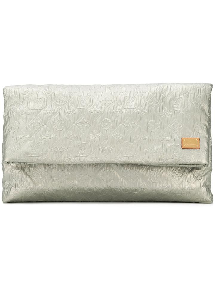 Louis Vuitton Vintage Jacquard Monogram Metallic Clutch
