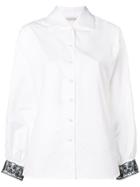 Etro Sequined Cuffs Shirt - White