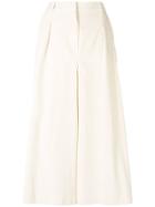 Max Mara Flared Tailored Trousers - White