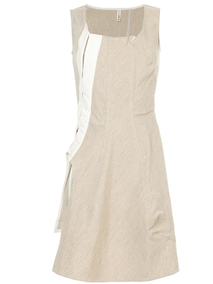 Comme Des Garçons Dissected Panels Dress - Brown