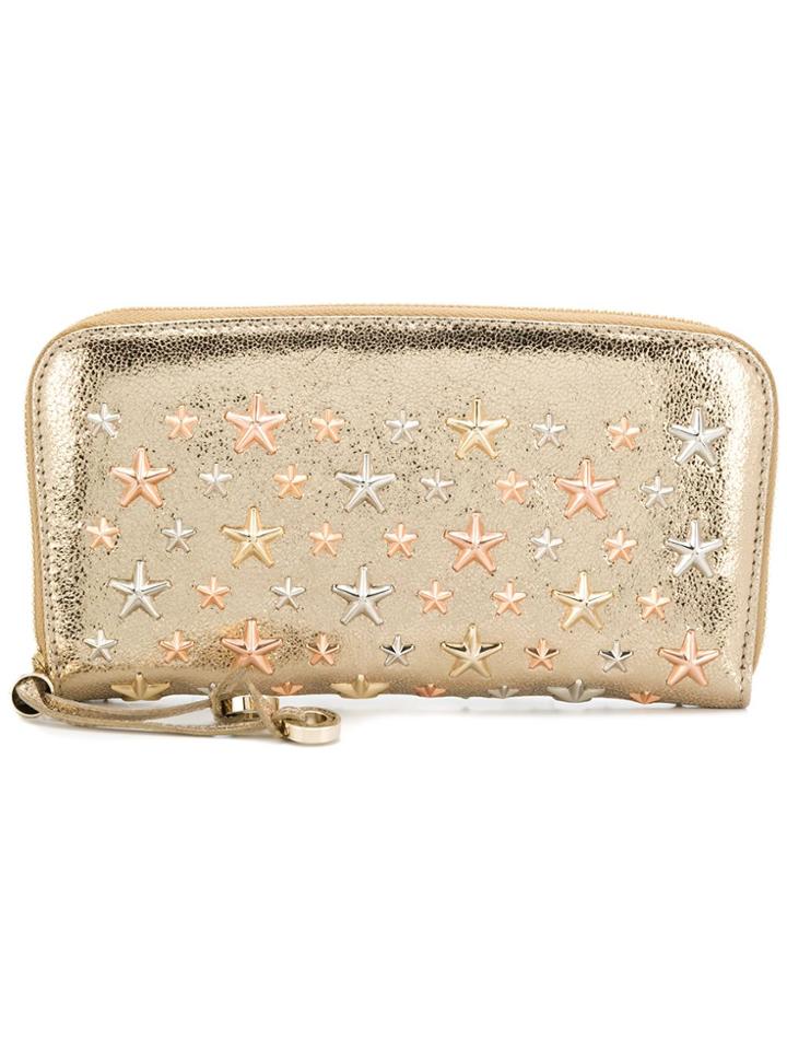 Jimmy Choo Star Zipped Purse - Metallic